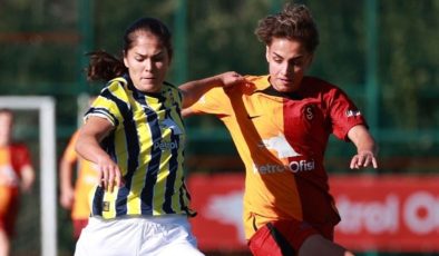 Bayan Futbol Muhteşem Ligi’nde Galatasaray, Fenerbahçe’yi 3 golle geçti