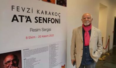 Ressam Fevzi Karakoç’un “At’a Senfoni” sergisi Zeytinburnu’nda