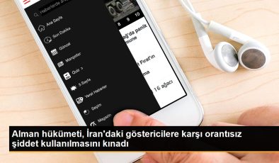 Alman hükümeti, İran’daki göstericilere karşı orantısız şiddet kullanılmasını kınadı