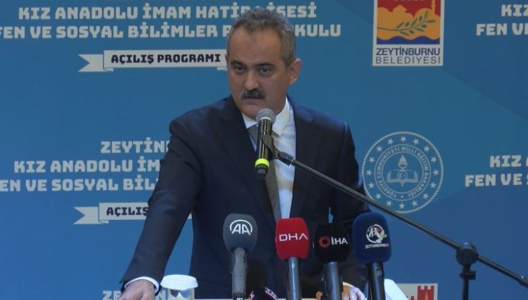 Bakan Özer, imam hatip açılışında konuştu: Bu okullar ülkenin evlatları dininden haberdar olsun diye kurgulandı