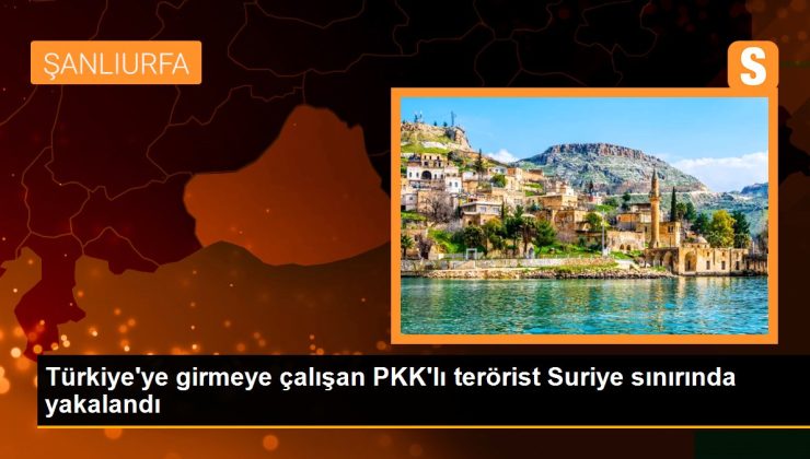 Türkiye’ye girmeye çalışan PKK’lı terörist Suriye hududunda yakalandı