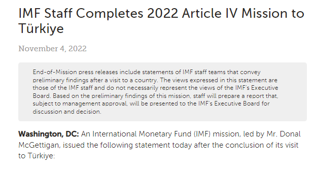 IMF 4. Husus: TCMB özerkliğini güçlendirme, faiz artışı, makroihtiyati tedbirlerin iptali ve KKM’nin sona erdirilmesini önerdi