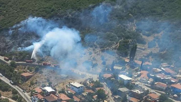 Güzelbahçe ve Kemalpaşa’da orman yangını