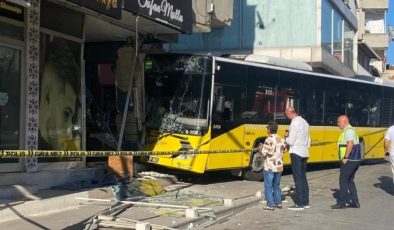 Pendik’te İETT otobüsü binaya daldı: Vali Davut Gül’den açıklama