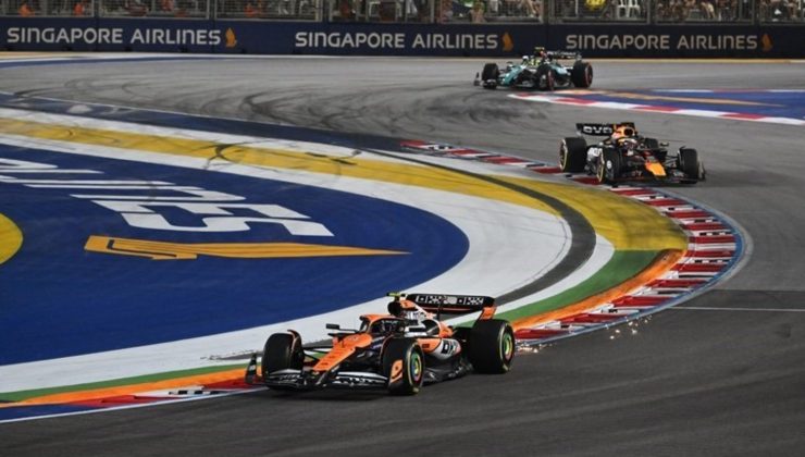 Verstappen’in galibiyet hasreti sürdü: Formula 1 Singapur GP’de kazanan Norris!